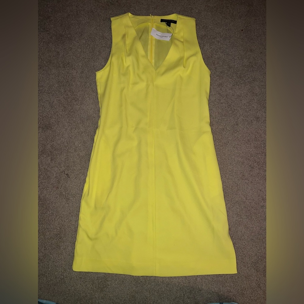 Bright Yellow Banana Republic Dresd